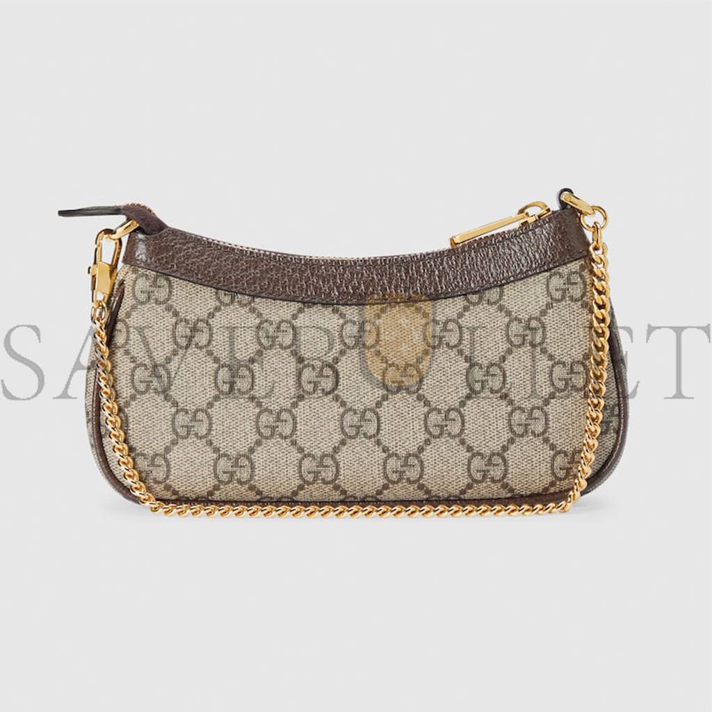 GUCCI BEIGE AND EBONY GG SUPREME CANVAS 764960 (19*10*3cm) GUCCI BEIGE AND EBONY GG SUPREME CANVAS 764960 (19*10*3cm)